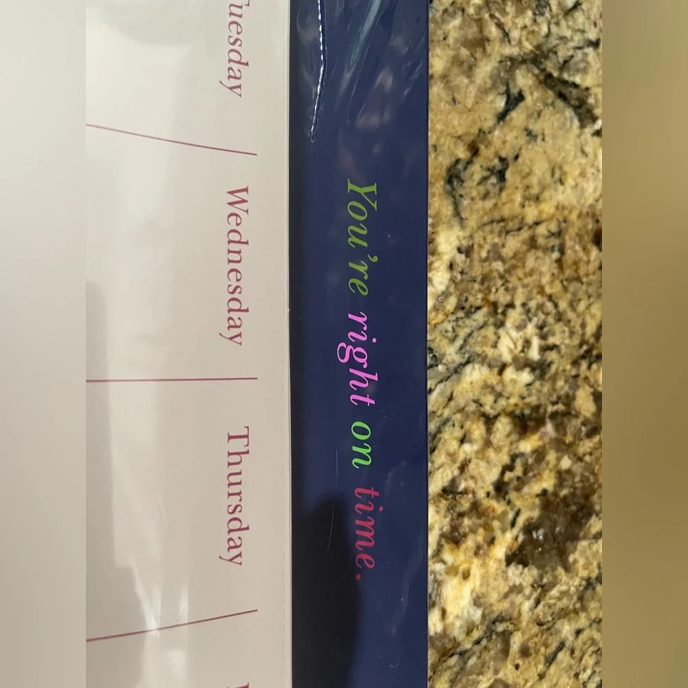 Kate Spade weekly planner pad - You’re Right on Time - 52 pages - sealed NEW!